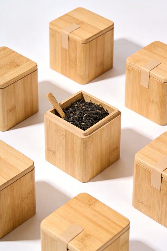 bamboo tea boxes collection
