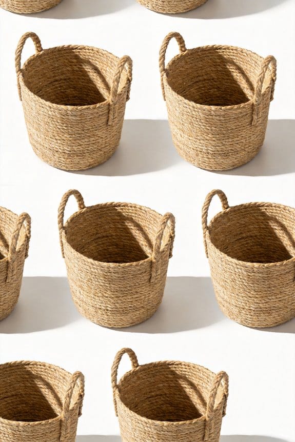 charming seagrass baskets selection