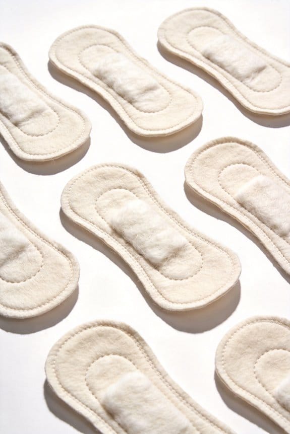 comfortable organic cotton pads