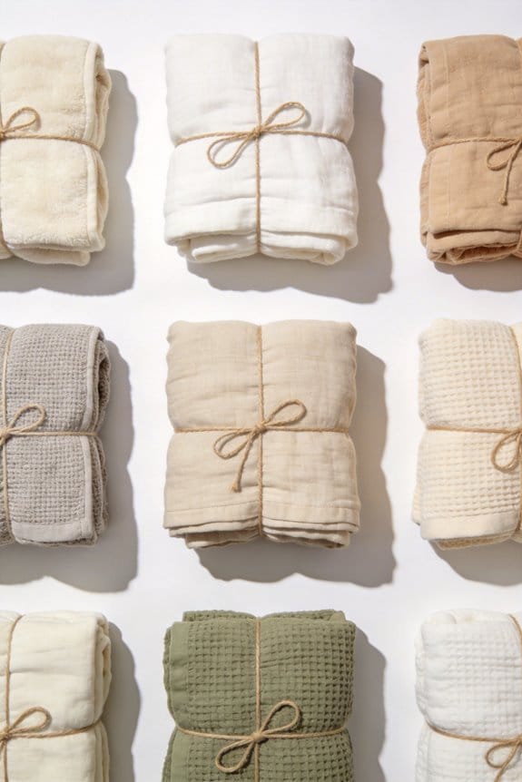 cozy organic cotton blankets