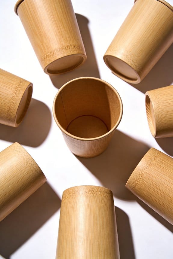 eco friendly stylish bamboo cups