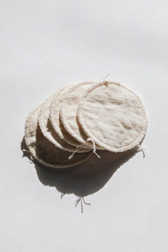 reusable flannel makeup pads