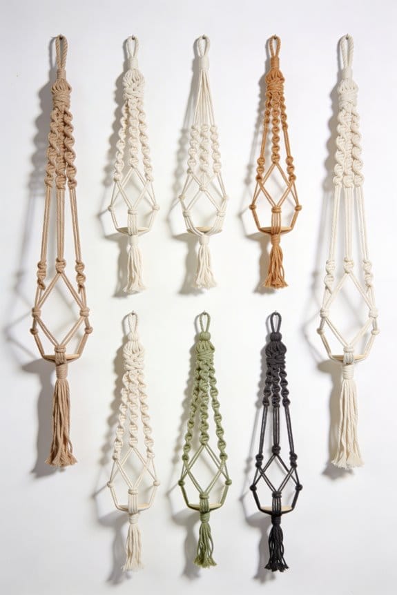 stylish macrame plant hangers