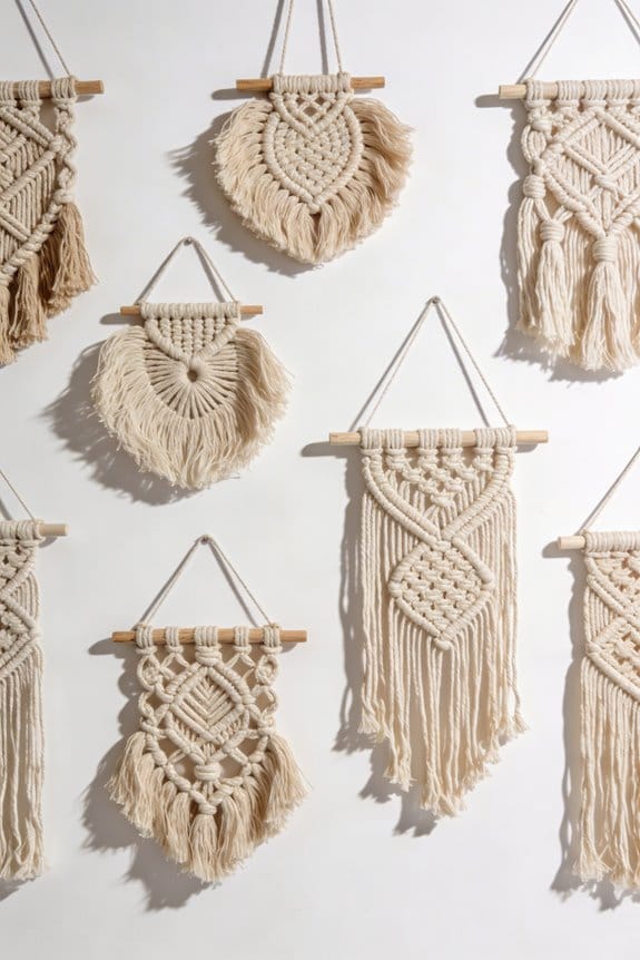 stylish macrame wall decor