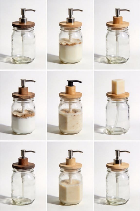 stylish mason jar dispensers