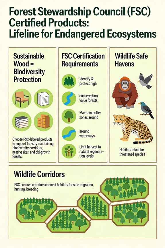 sustainably sourced forest habitats
