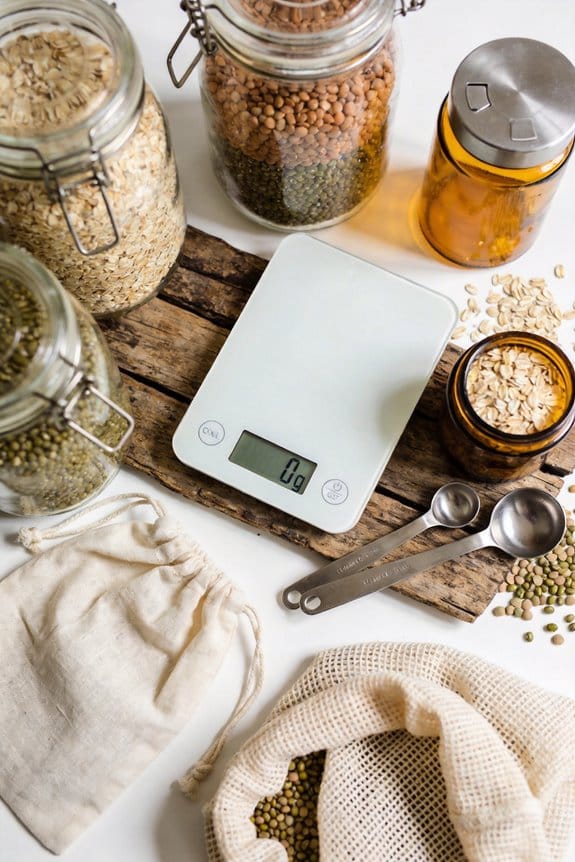 tare weight for jars